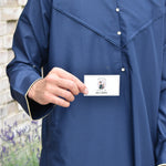 The Navy Gold Threaded Thobe