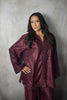 The Wine Red Elegant Co Ord