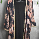 The Two Piece Tie Dye Abaya With Adjustable Belt