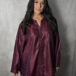 The Wine Red Elegant Co Ord