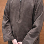 The Brown Suede Hooded Thobe