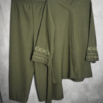 The Gold Sleeve Embroidered Co Ord