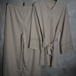 The Gold Sleeve Embroidered Co Ord