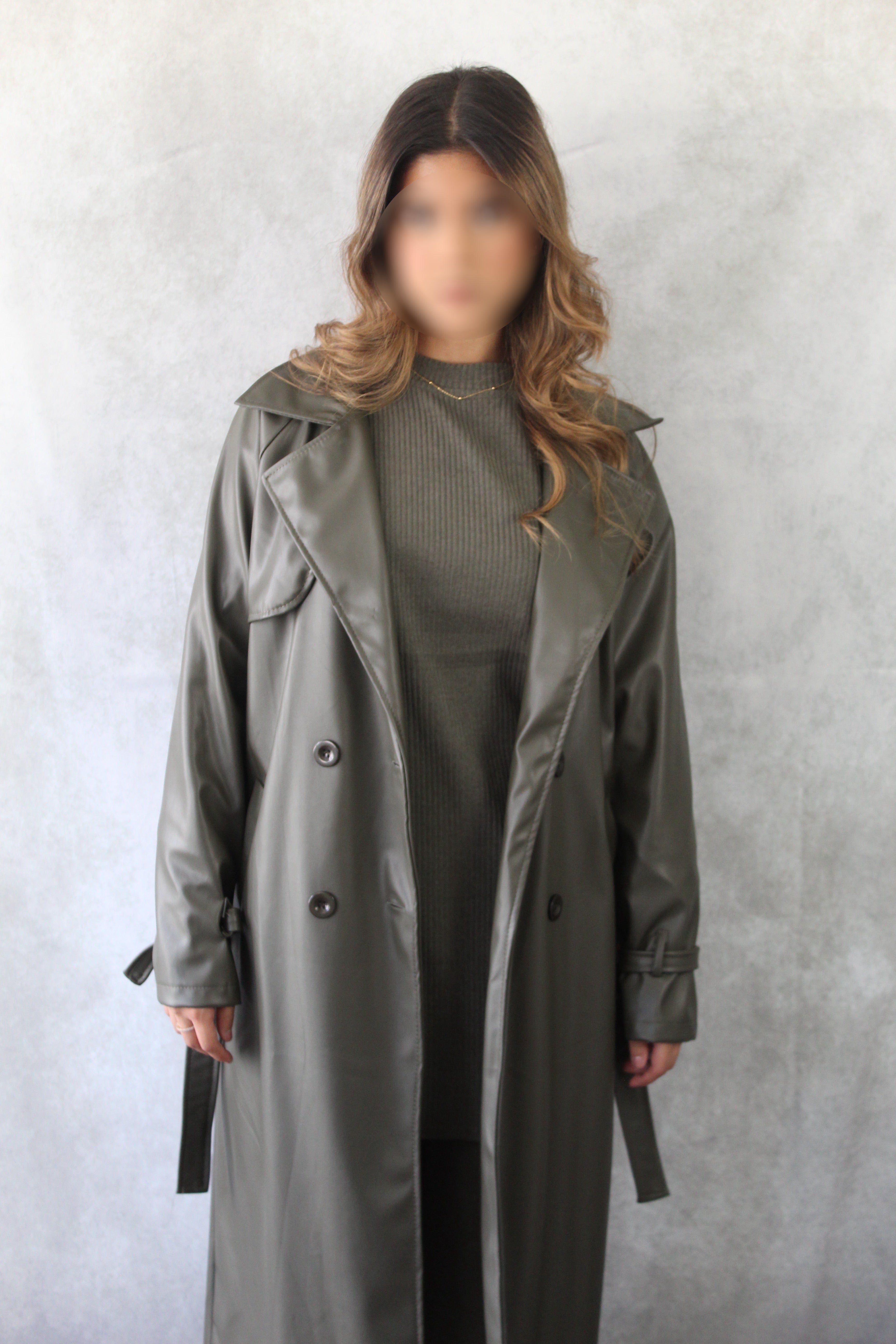 PVC Trench Coat