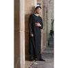 The Black Gold Threaded Thobe