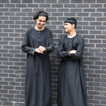 The Black Gold Threaded Thobe