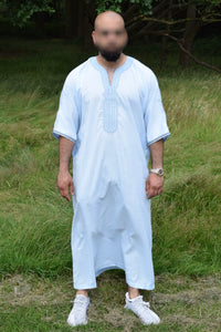 Moroccan Light Blue Thobe