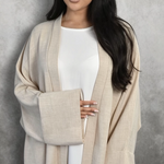 The Linen Open Abaya