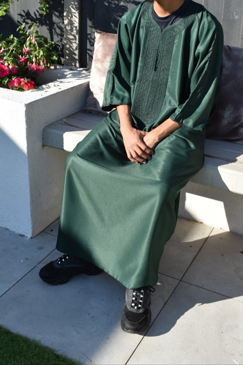 The Forest Green Gandoura