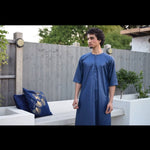 Omani Short Sleeve Navy Thobe