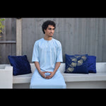 Omani Short Sleeve Sky Blue Thobe